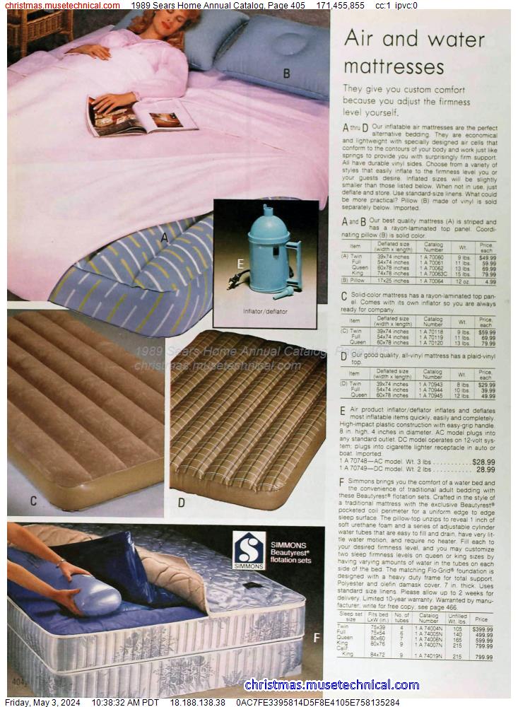 1989 Sears Home Annual Catalog, Page 405
