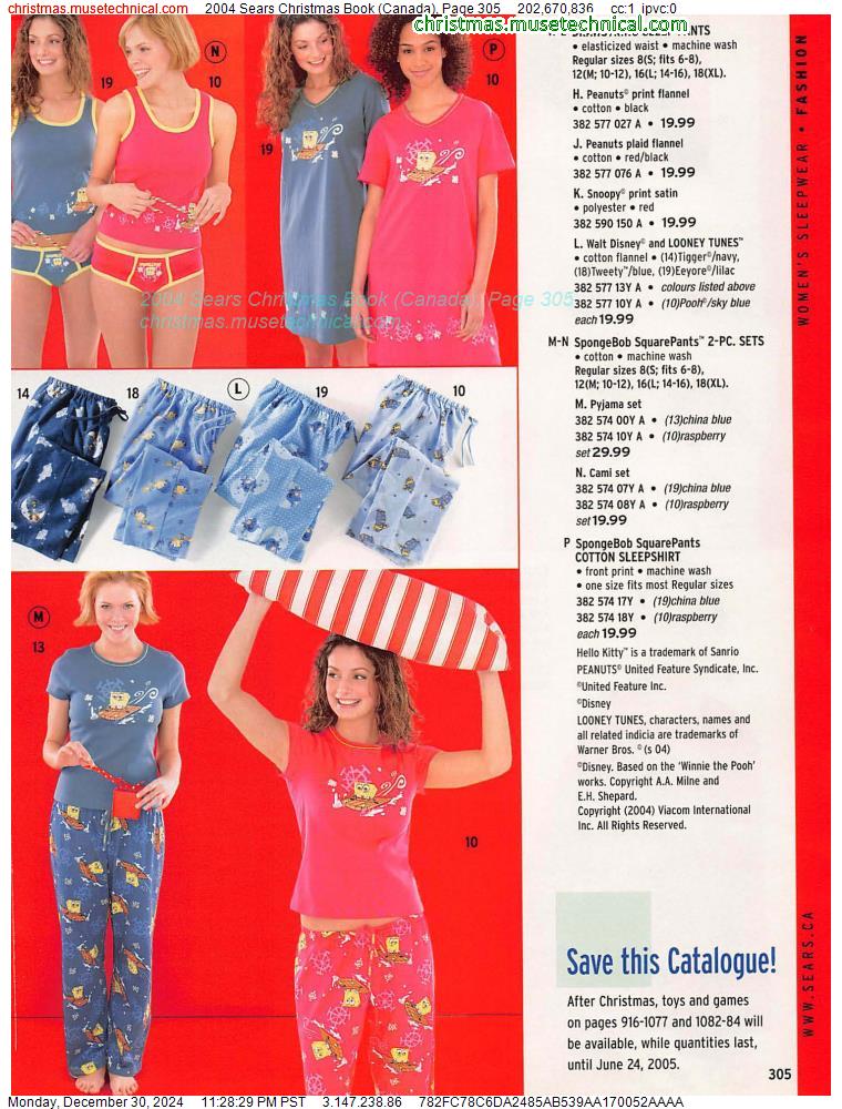 2004 Sears Christmas Book (Canada), Page 305