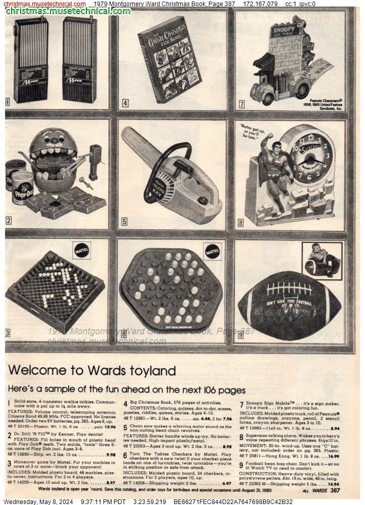 1979 Montgomery Ward Christmas Book, Page 387