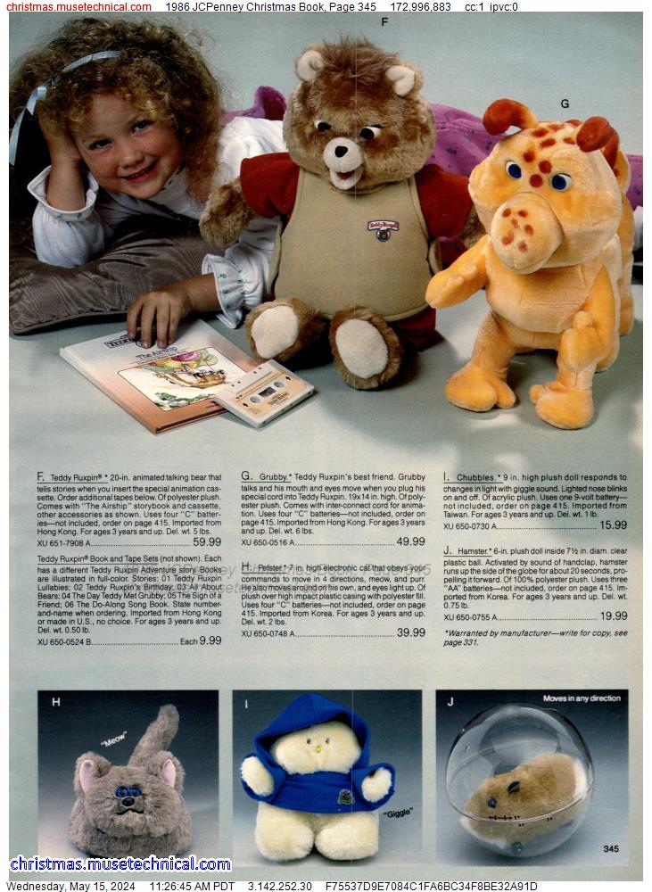 1986 JCPenney Christmas Book, Page 345