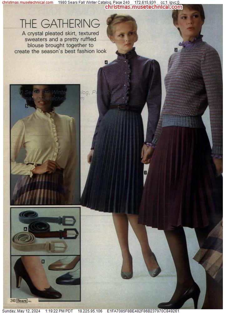 1980 Sears Fall Winter Catalog, Page 240