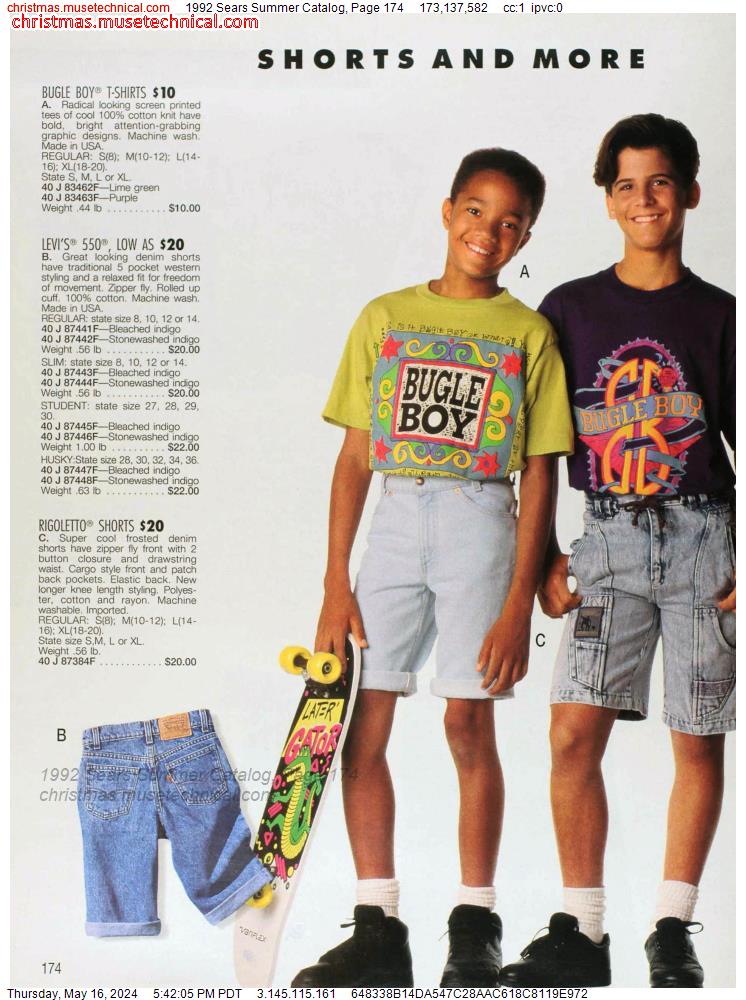 1992 Sears Summer Catalog, Page 174