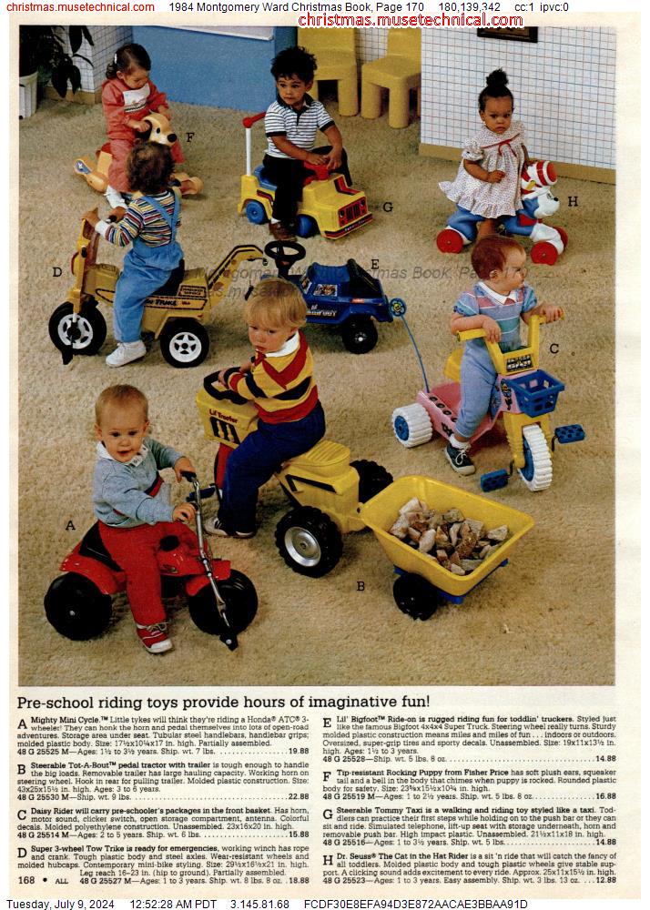 1984 Montgomery Ward Christmas Book, Page 170