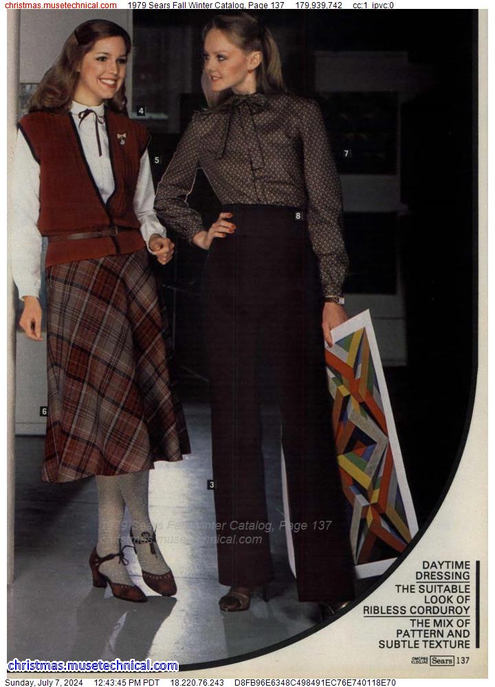 1979 Sears Fall Winter Catalog, Page 137