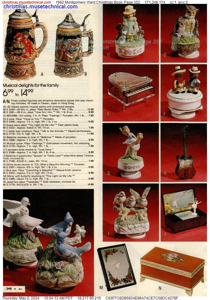 1982 Montgomery Ward Christmas Book, Page 352