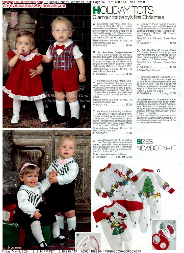 1989 JCPenney Christmas Book, Page 14
