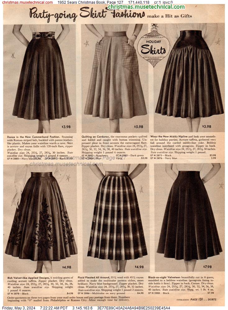 1952 Sears Christmas Book, Page 127