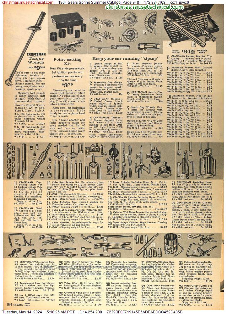 1964 Sears Spring Summer Catalog, Page 948