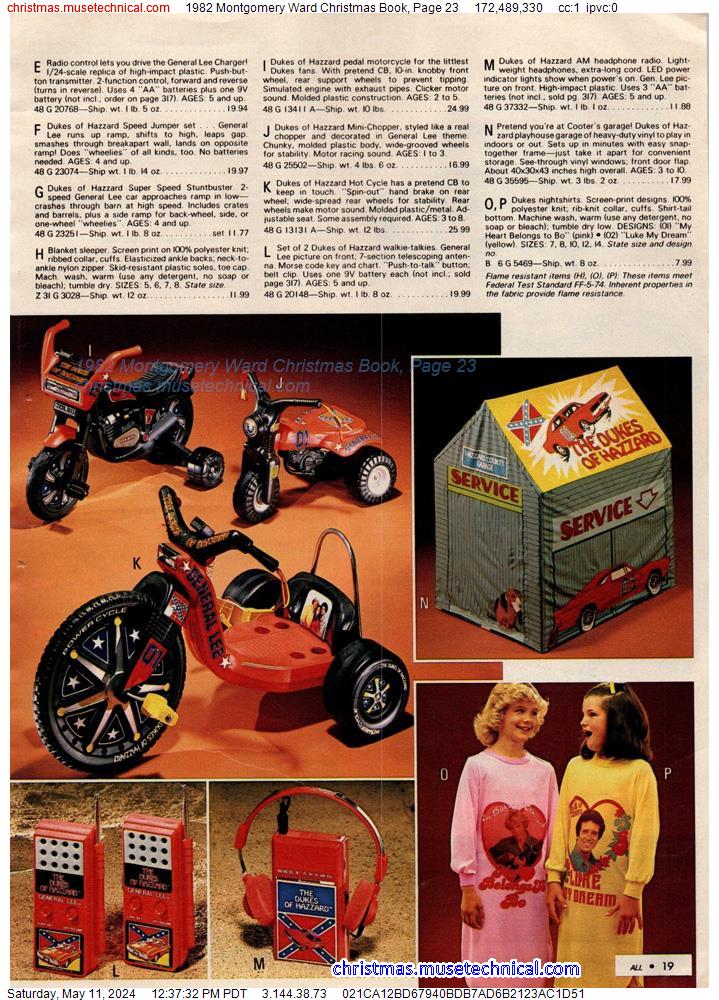 1982 Montgomery Ward Christmas Book, Page 23