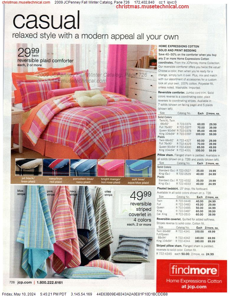 2009 JCPenney Fall Winter Catalog, Page 726