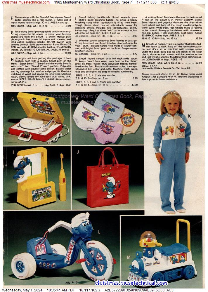 1982 Montgomery Ward Christmas Book, Page 7
