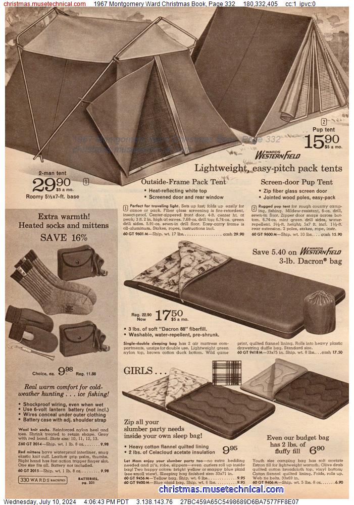1967 Montgomery Ward Christmas Book, Page 332