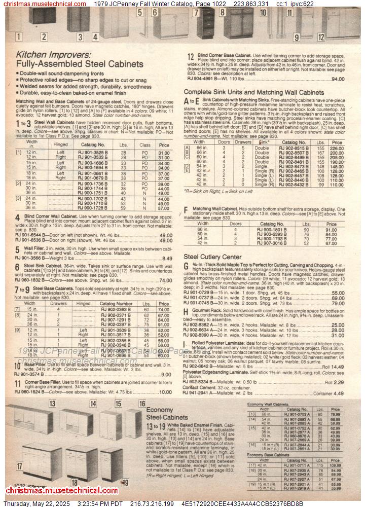 1979 JCPenney Fall Winter Catalog, Page 1022