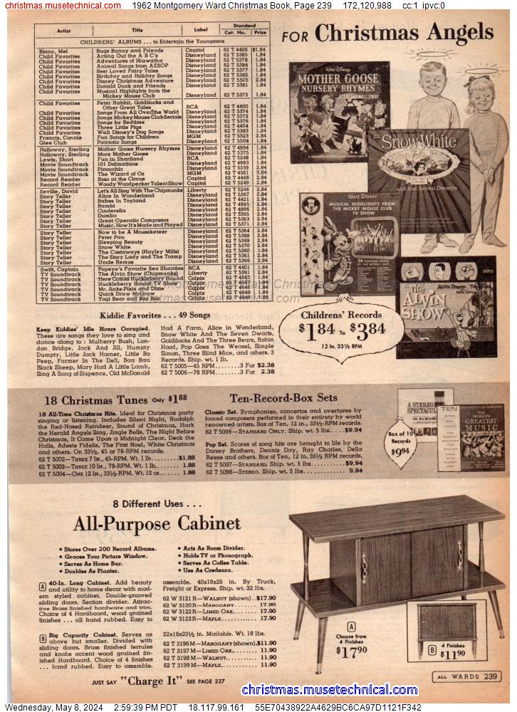 1962 Montgomery Ward Christmas Book, Page 239