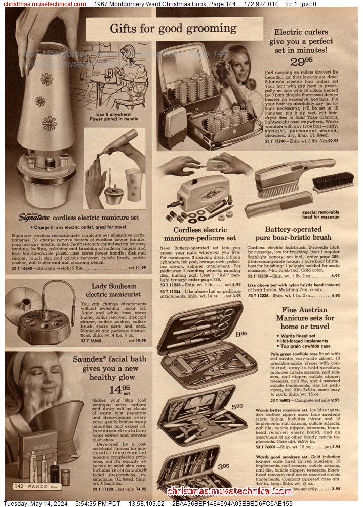 1967 Montgomery Ward Christmas Book, Page 144