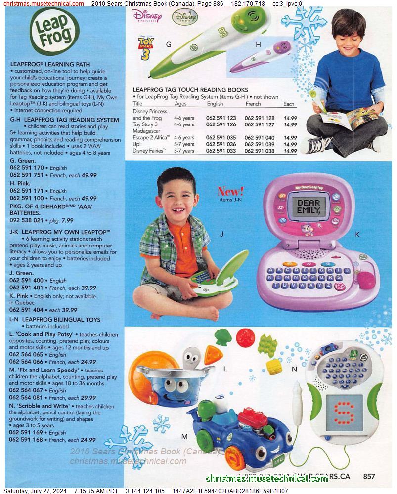 2010 Sears Christmas Book (Canada), Page 886