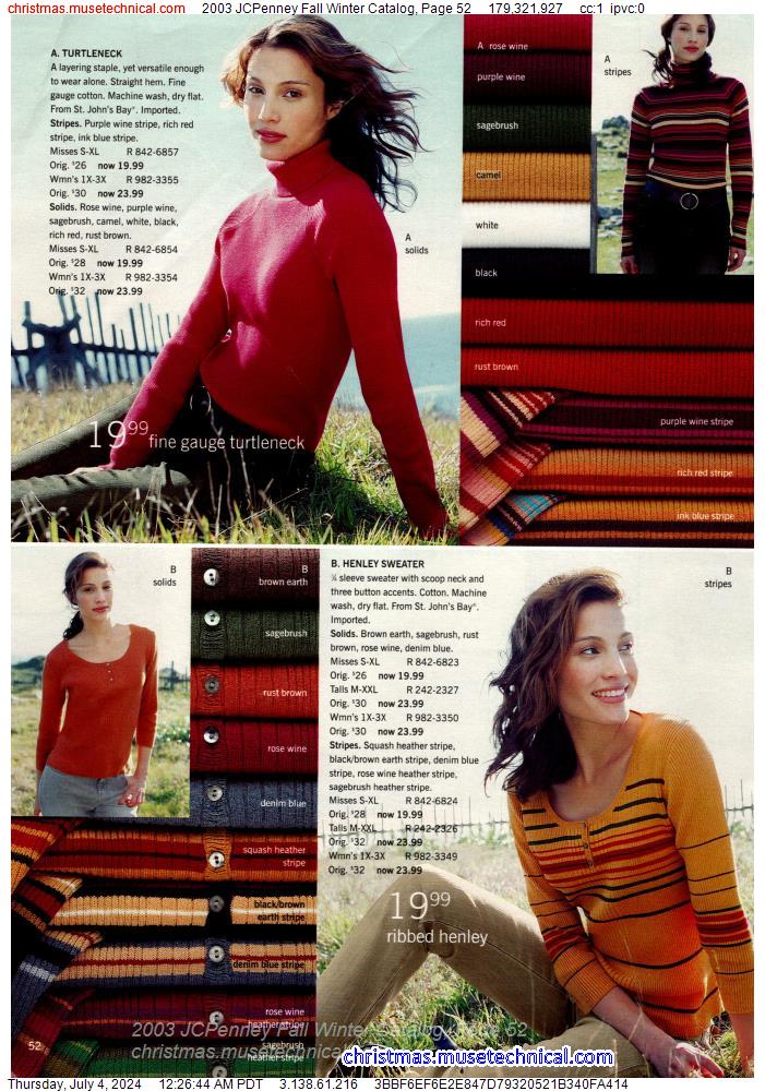 2003 JCPenney Fall Winter Catalog, Page 52