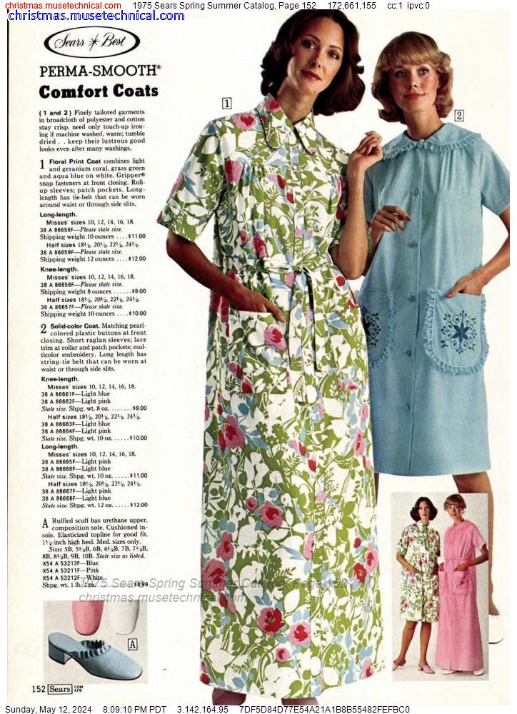 1975 Sears Spring Summer Catalog, Page 152