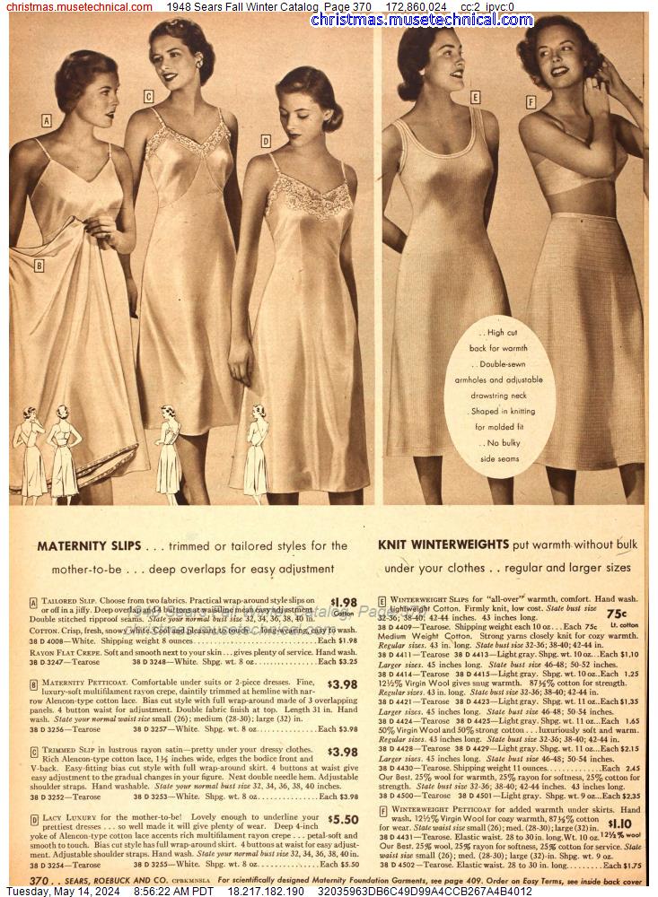 1948 Sears Fall Winter Catalog, Page 370