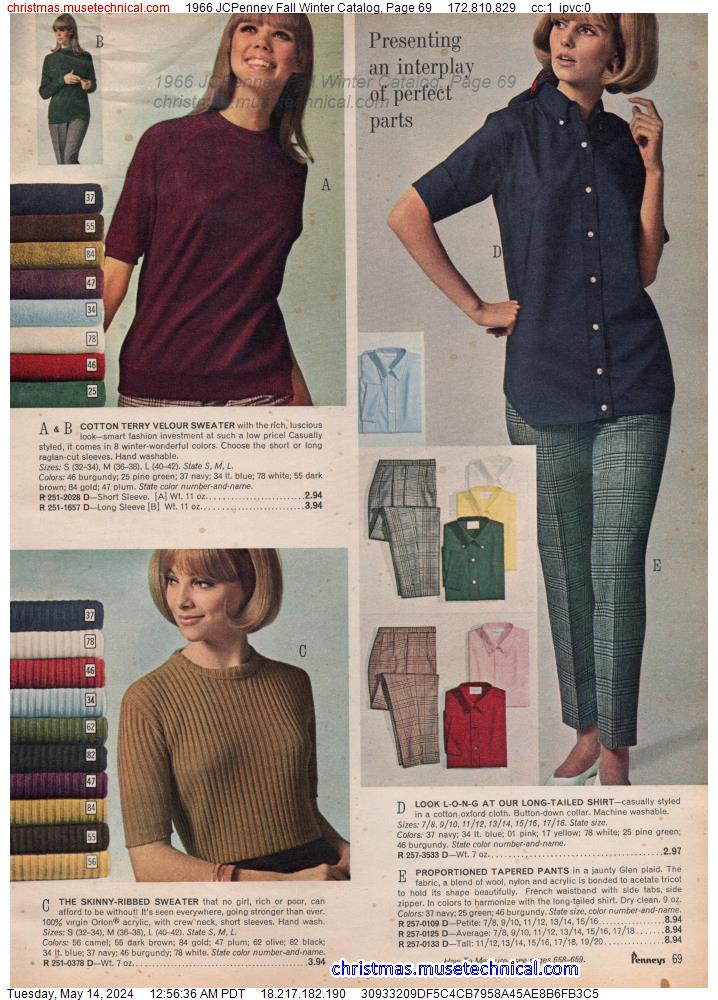 1966 JCPenney Fall Winter Catalog, Page 69