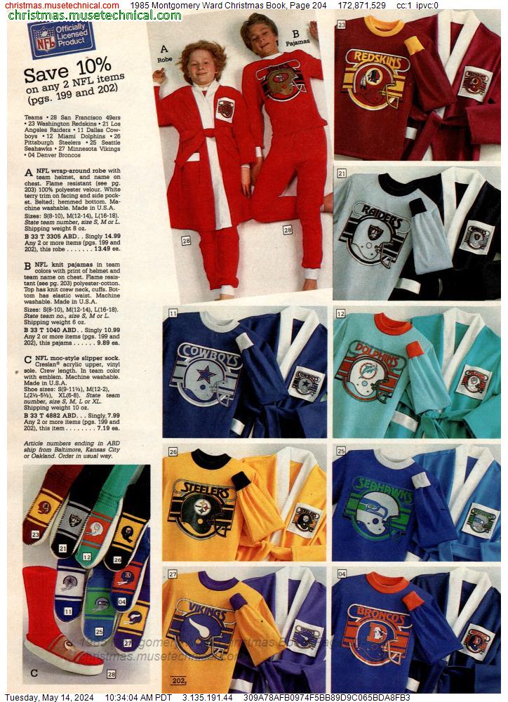 1985 Montgomery Ward Christmas Book, Page 204