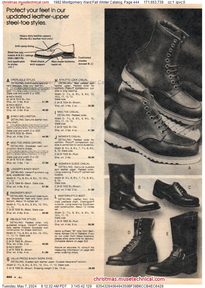 1982 Montgomery Ward Fall Winter Catalog, Page 444