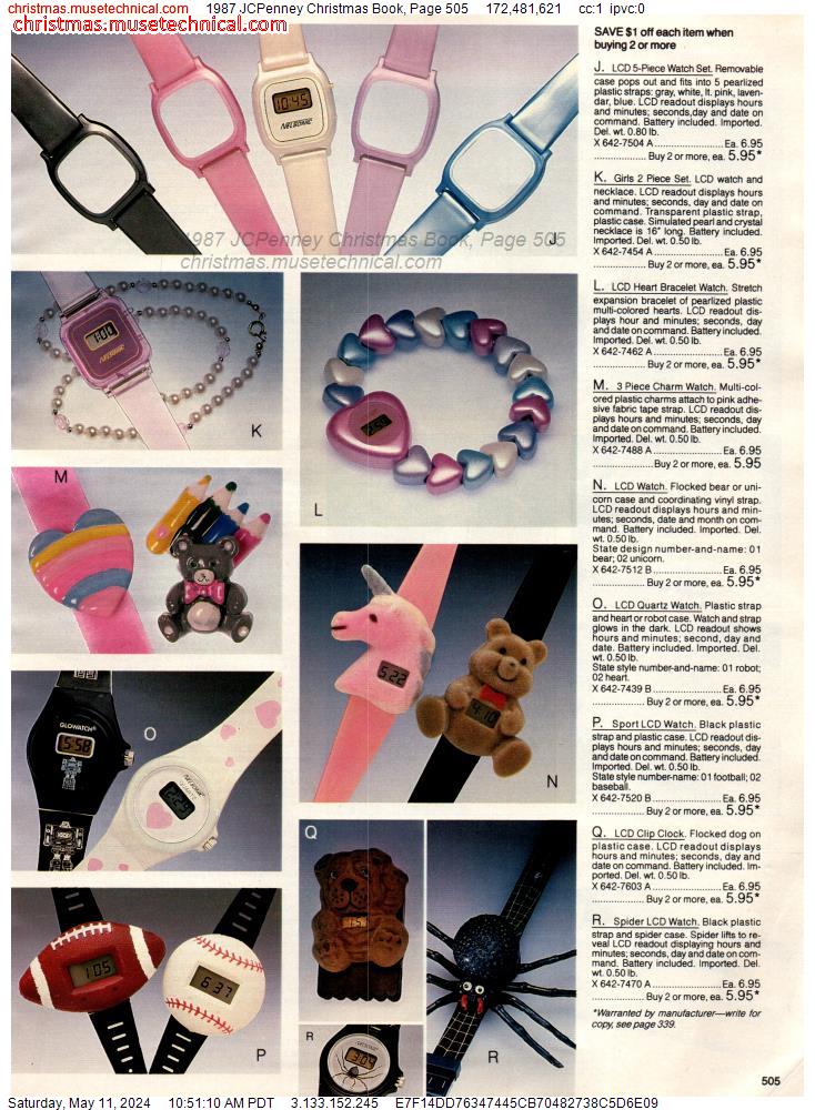 1987 JCPenney Christmas Book, Page 505