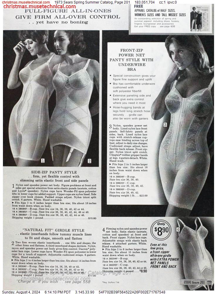 1973 Sears Spring Summer Catalog, Page 201