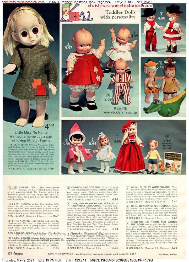 1966 JCPenney Christmas Book, Page 224
