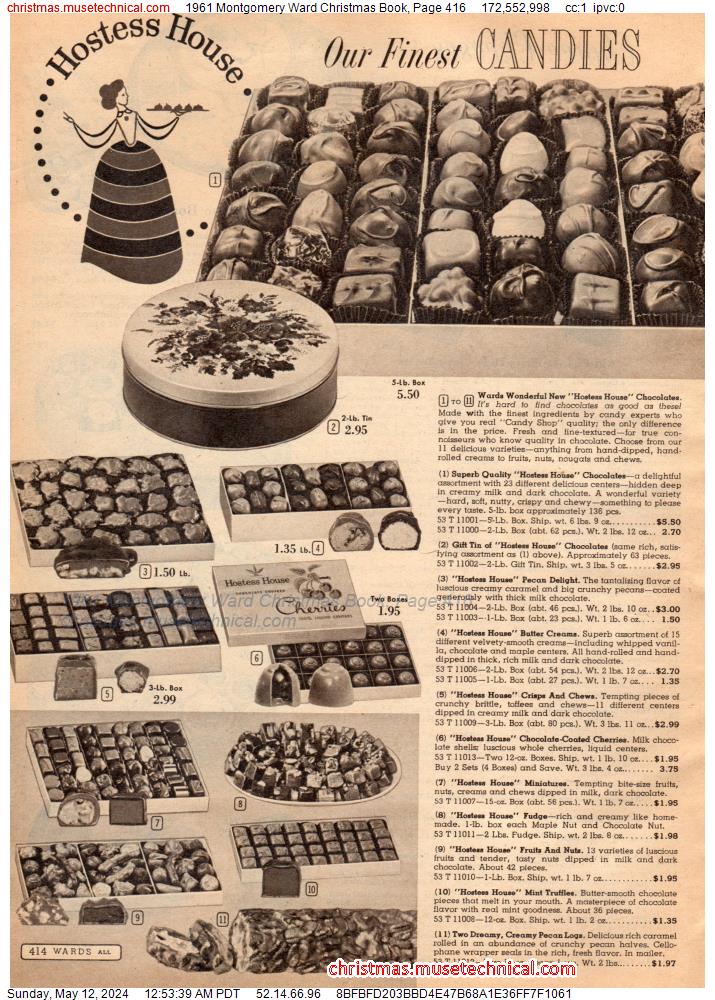 1961 Montgomery Ward Christmas Book, Page 416