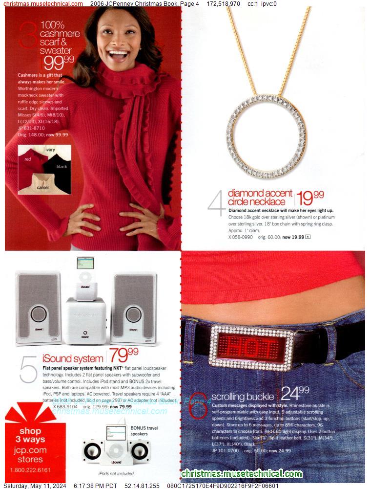 2006 JCPenney Christmas Book, Page 4