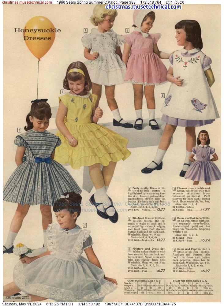 1960 Sears Spring Summer Catalog, Page 388
