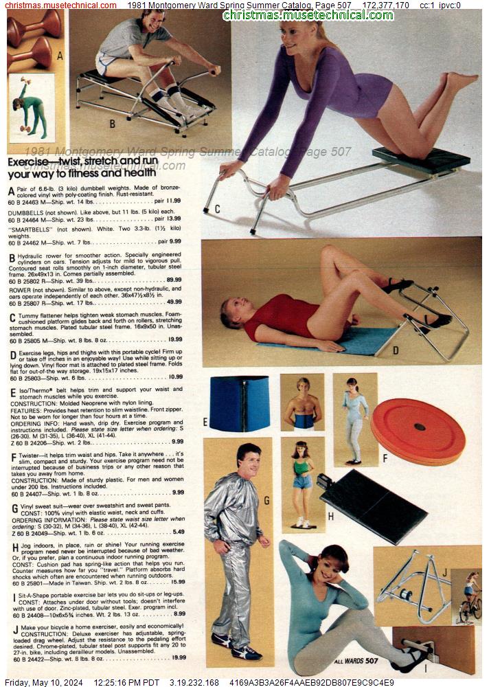 1981 Montgomery Ward Spring Summer Catalog, Page 507