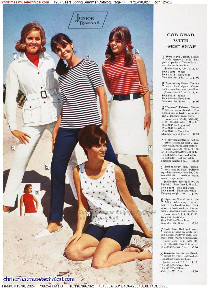 1967 Sears Spring Summer Catalog, Page 44
