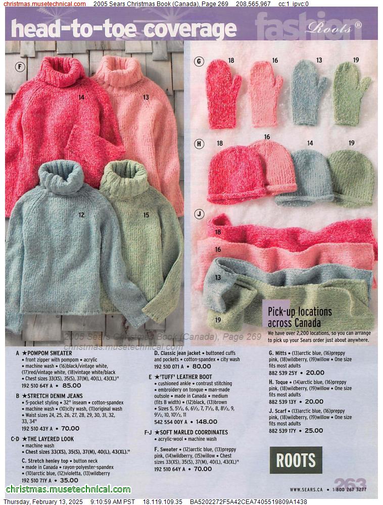 2005 Sears Christmas Book (Canada), Page 269