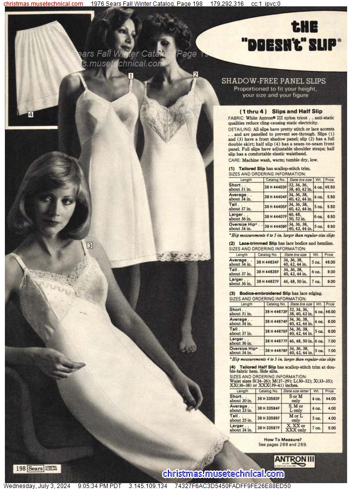 1976 Sears Fall Winter Catalog, Page 198