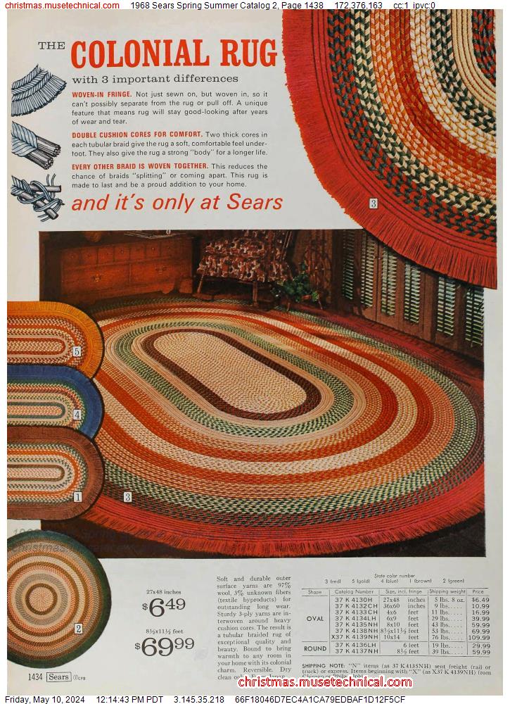 1968 Sears Spring Summer Catalog 2, Page 1438