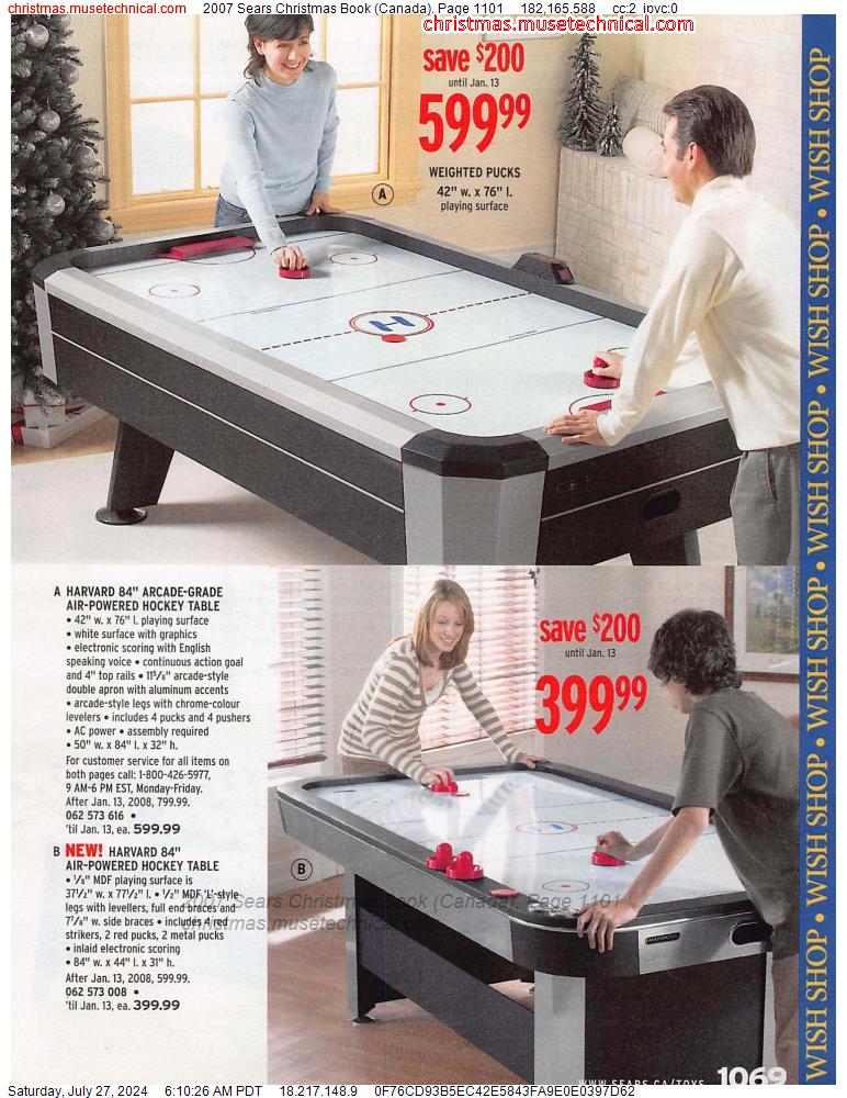 2007 Sears Christmas Book (Canada), Page 1101