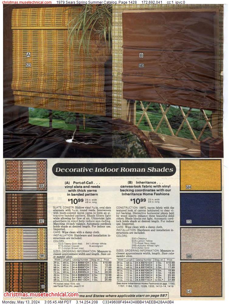 1979 Sears Spring Summer Catalog, Page 1428