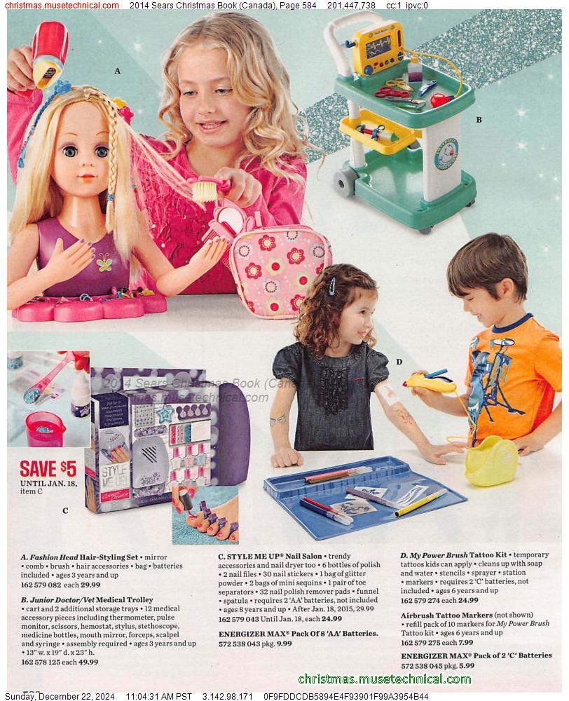 2014 Sears Christmas Book (Canada), Page 584