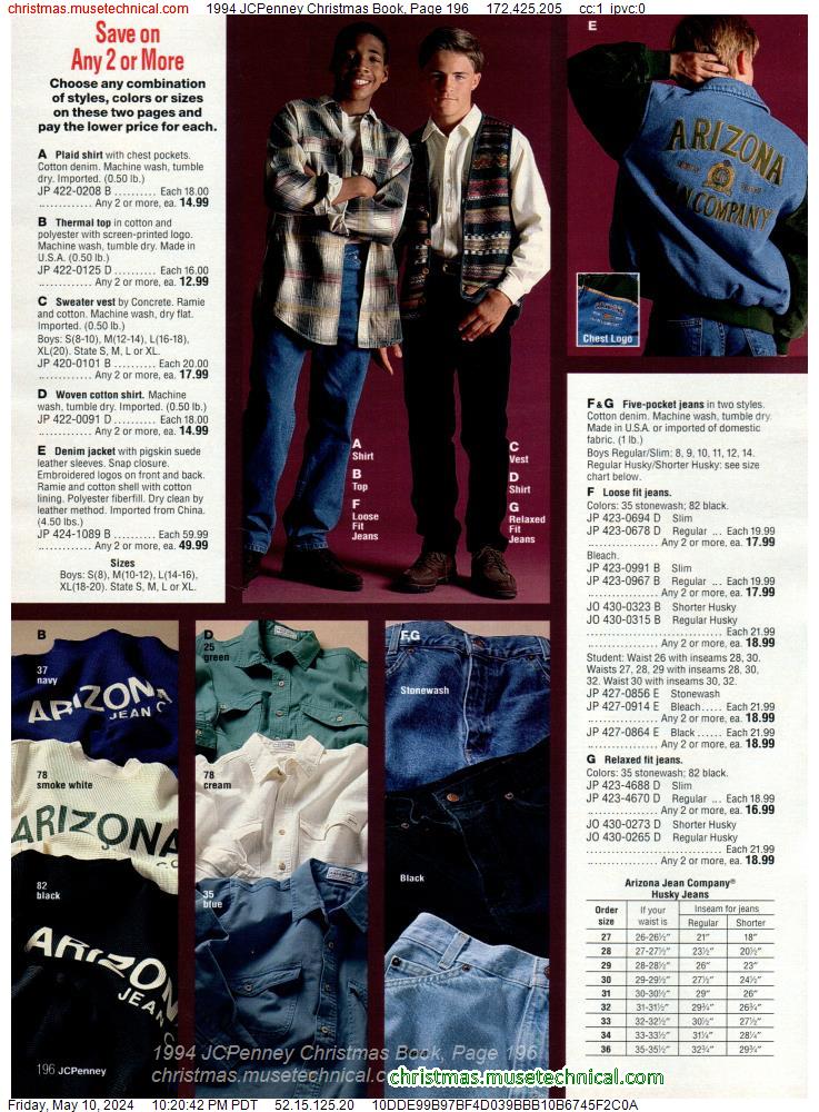 1994 JCPenney Christmas Book, Page 196