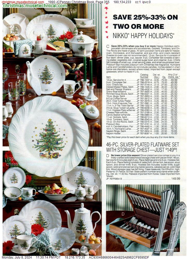 1990 JCPenney Christmas Book, Page 355