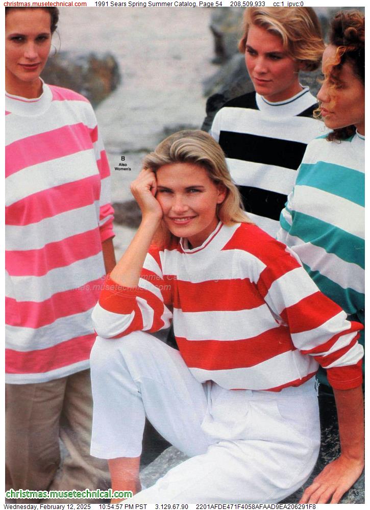 1991 Sears Spring Summer Catalog, Page 54