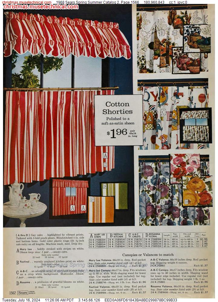 1968 Sears Spring Summer Catalog 2, Page 1566