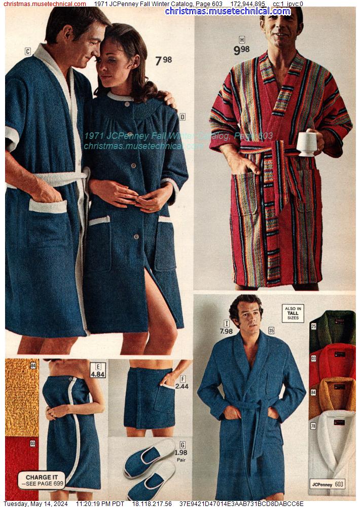 1971 JCPenney Fall Winter Catalog, Page 603