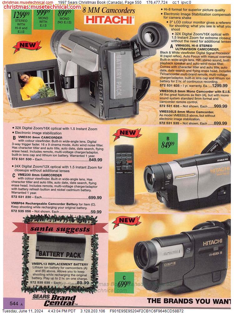 1997 Sears Christmas Book (Canada), Page 550