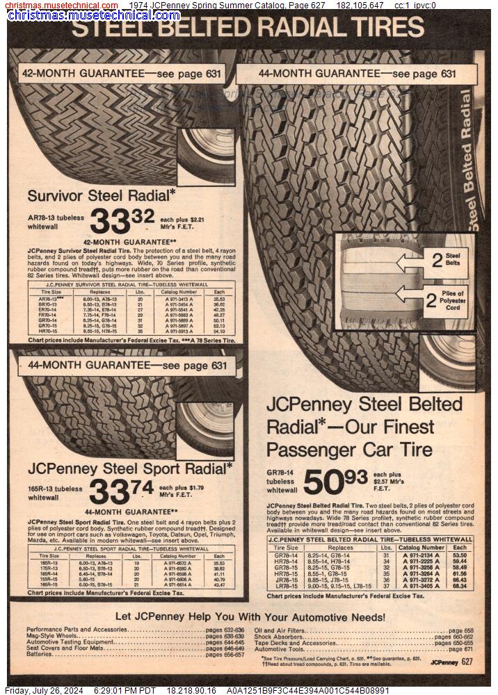 1974 JCPenney Spring Summer Catalog, Page 627