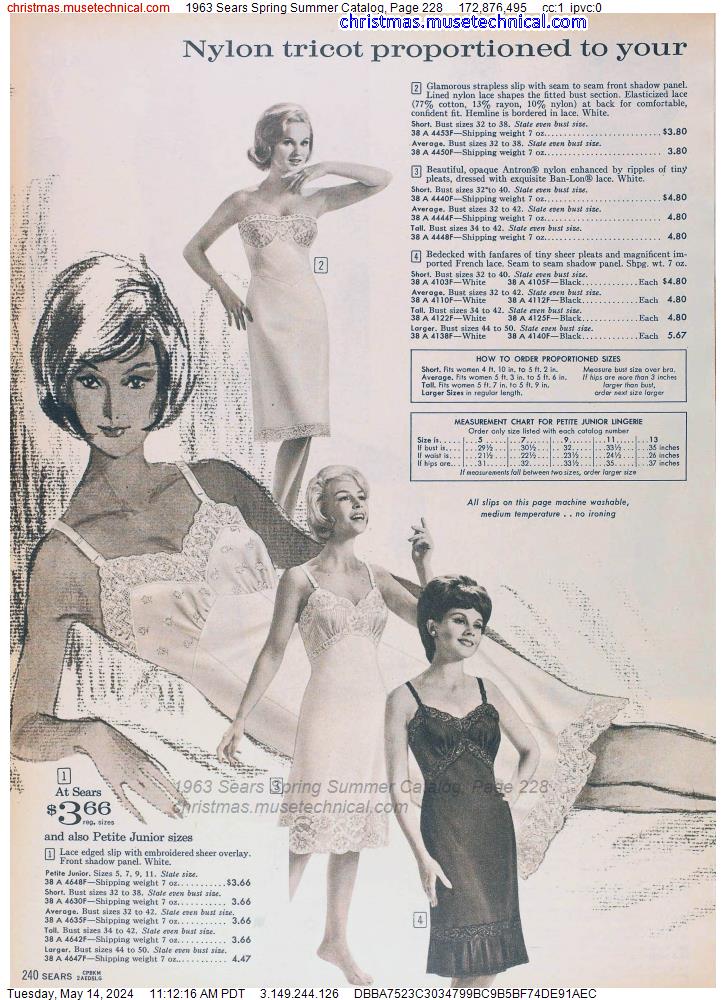 1963 Sears Spring Summer Catalog, Page 228