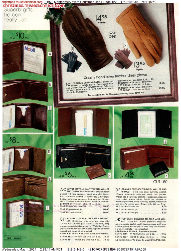1978 Montgomery Ward Christmas Book, Page 122