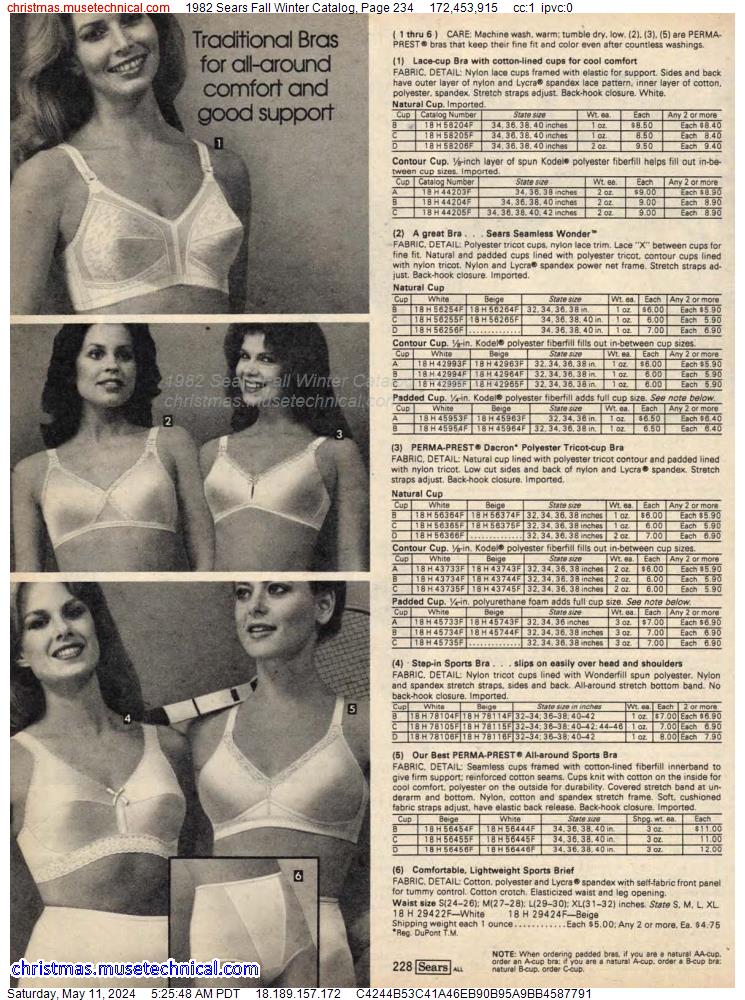 1982 Sears Fall Winter Catalog, Page 234